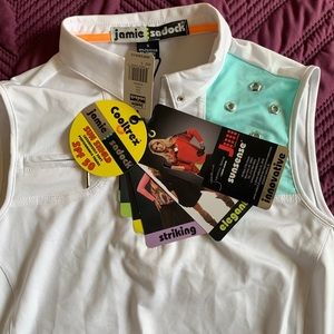 Jamie Sadock , NWT, White Sleeveless Top, Size S